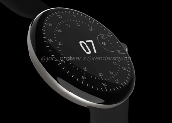 圓形錶面的 Google Pixel Watch 疑似官圖洩漏，也玩水面張力？