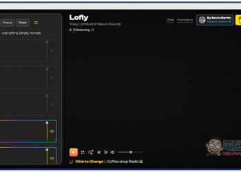 Lofly 提供 Loft 與大自然音樂的免費線上播放器，讓你工作、讀書更專注