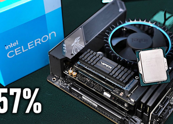 不只是 i5，國外大神連入門處理器 Intel Celeron G6900 都超到 5.3GHz，效能提升 57%