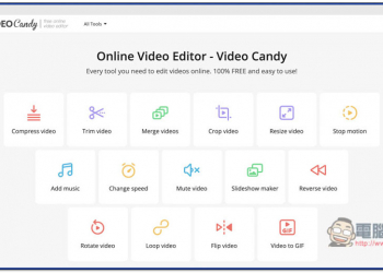 Video Candy 免費線上影音剪輯工具，免安裝，打開網頁就能剪影片