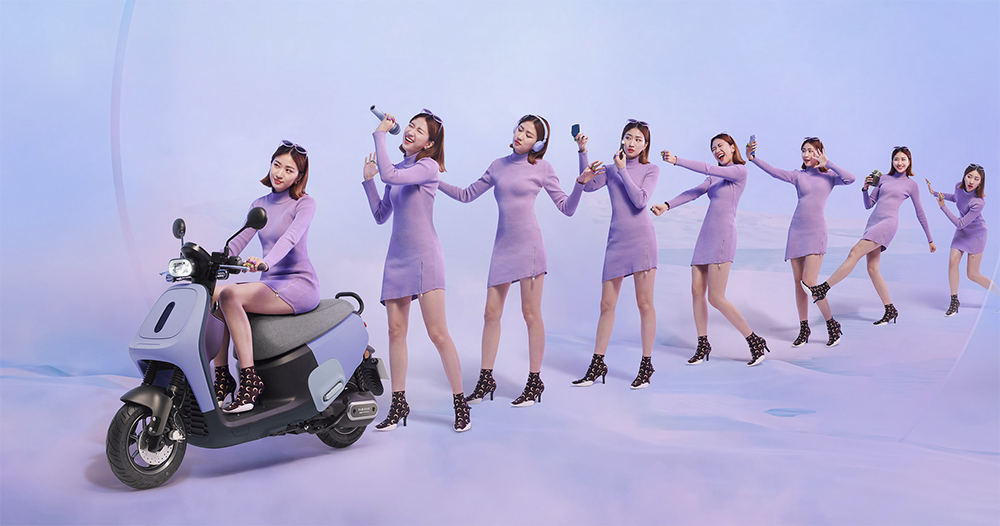 Gogoro VIVA MIX 靈魂紫限定版