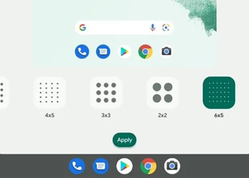 為摺疊機而來的 Android 12L 解鎖桌面更高密度排列，還有新的系統解鎖體驗（動眼看）