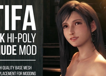 《Final Fantasy VII Remake》紳士版蒂法 Mod 現身，4K 超高解析度，這叫人怎麼專心玩遊戲