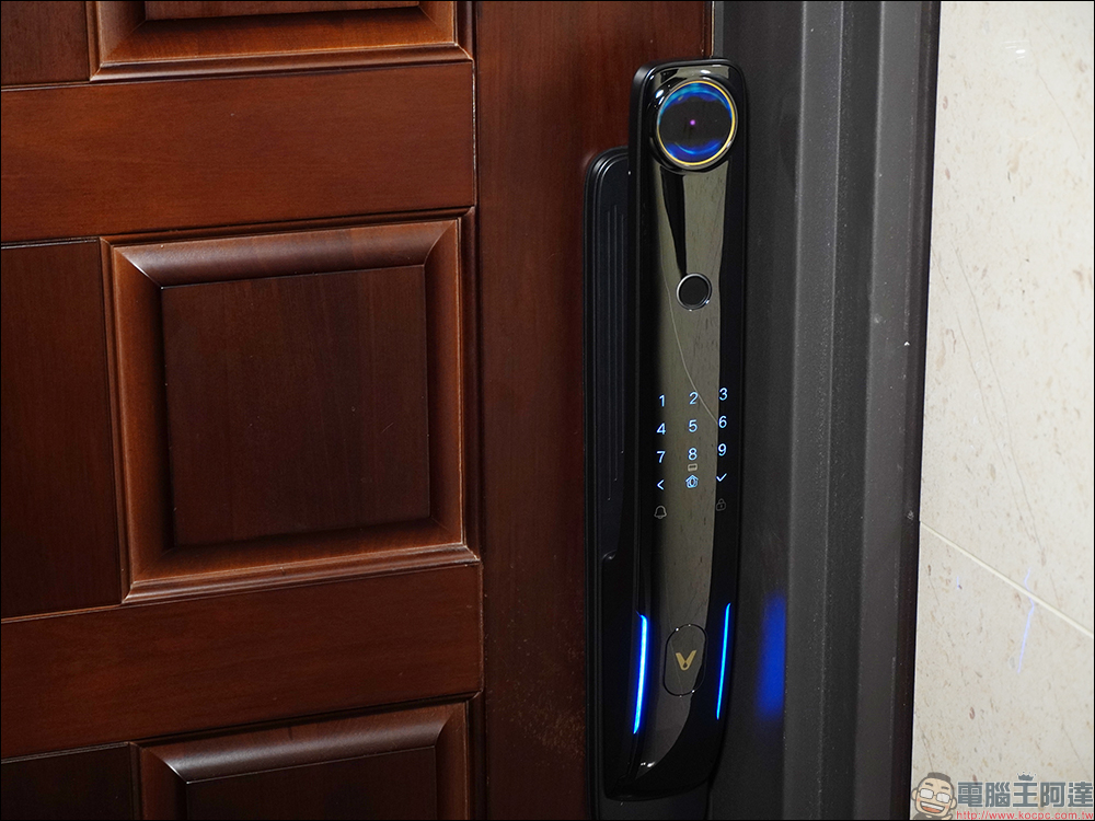 雲米 eyeLink 五合一智慧門鎖開箱、評測｜電子貓眼款清晰顯影、人臉辨識款秒速進門，支援指紋、米家 App 等多元解鎖方式！ - 電腦王阿達