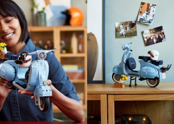 樂高推出 VESPA 125 偉士牌積木模型，將於 3/1 指定通路開賣