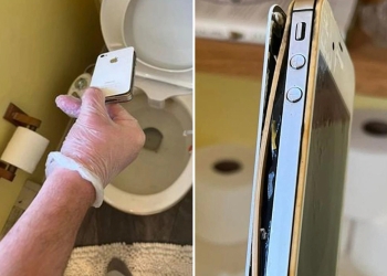 廁所老傳來怪聲，國外夫妻在馬桶裡找到 10 年前遺失的 iPhone