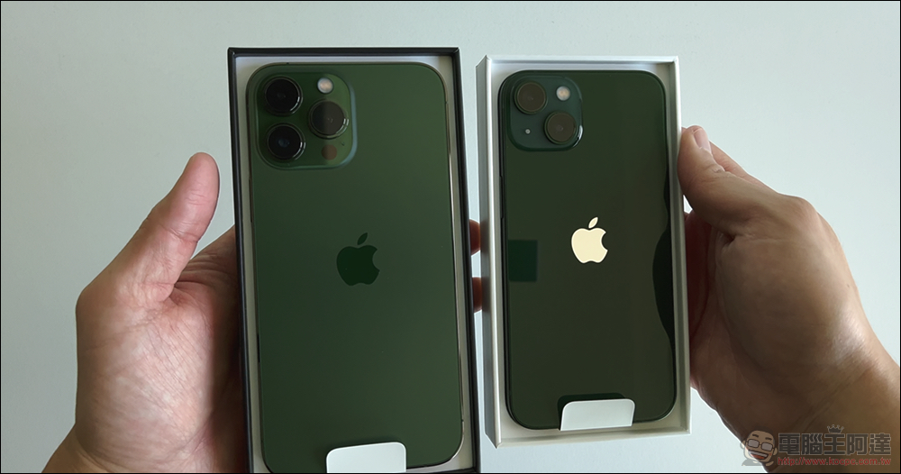 哪個尚青？iPhone 13 綠色與 iPhone 13 Pro 松嶺青新色開箱體驗 - 電腦王阿達