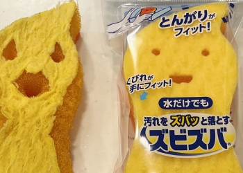 日本一塊黃色海綿菜瓜布爆紅，使用前樣貌超可愛、使用後卻超崩潰