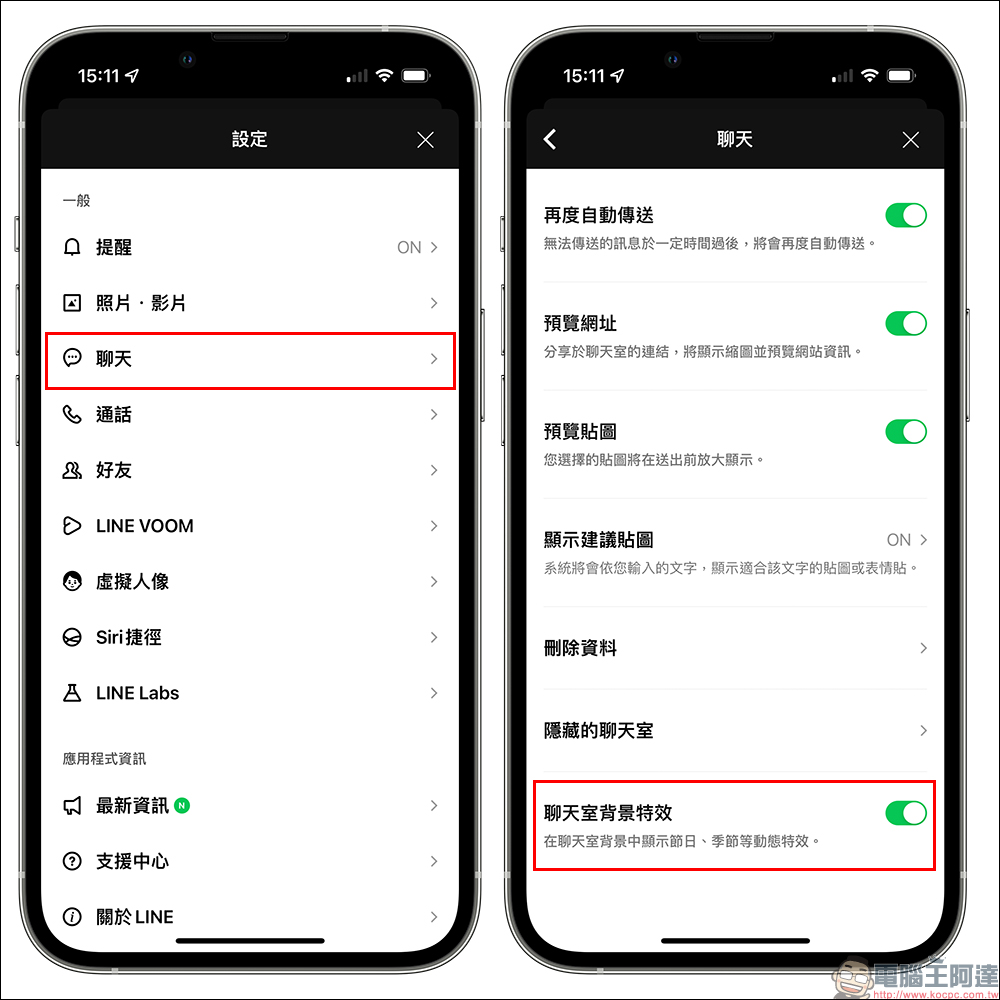 LINE 元宵節聊天室特效登場！台灣限定，輸入這 3 組關鍵字就能看熊大、兔兔齊放天燈 - 電腦王阿達