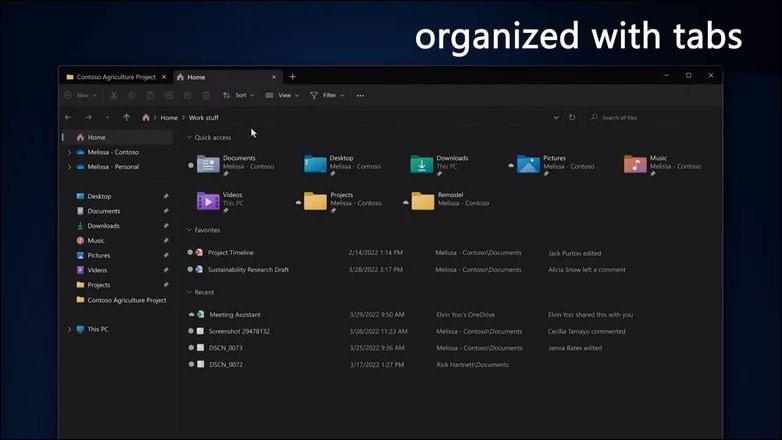 檔案總管總算有分頁了？微軟承諾下一版 Windows 11 會加入 - 電腦王阿達