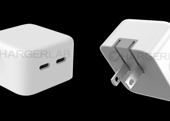 Apple 35W 雙 USB-C 充電器照片曝光，支援最高 35W 輸出、雙 USB-C 充電接口、採可收摺插頭設計