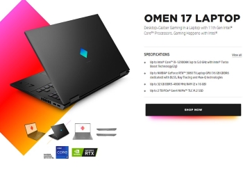 首款 16 核心筆電登場！HP 確認 Intel 將推出 Alder Lake-HX 系列，最高時脈達 5.0GHz