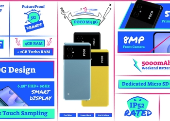 POCO M4 5G 於印度發表：搭載聯發科天璣 700 5G 處理器、5000mAh 大電量和18W 快充