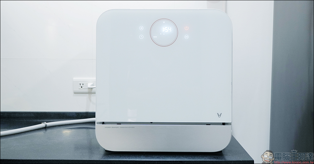 VIOMI 雲米方糖洗碗機開箱、評測｜萬元有找、免安裝的智慧洗碗機，4-6 人碗盤餐具超省水輕鬆洗！ - 電腦王阿達