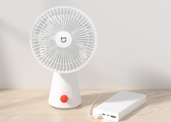 小米推出超可愛又實用的「米家桌面行動風扇」，支援 18.5 小時超長續航！