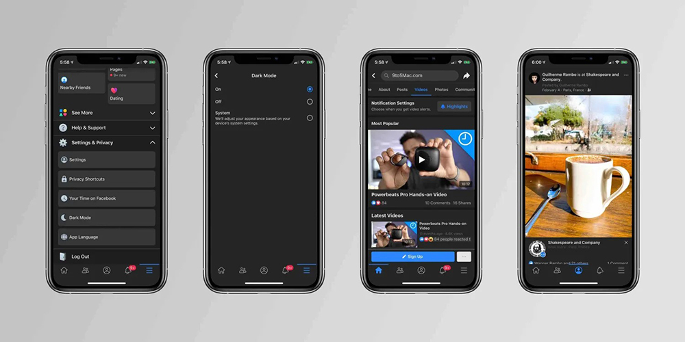 你的 Facebook iOS 版的深色模式不見了嗎？這裡是暫時可能可以解決的方法 - 電腦王阿達