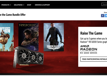 AMD Raise The Game 遊戲捆綁包再加碼，買 Radeon RX 6000 系列最多可免費獲得 3 款遊戲