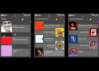 YouTube Music 開始進一步為用戶推出季度音樂回顧清單