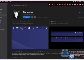 Mac 選單列空間不夠嗎？Bartender 讓你擁有第二選單，隱藏不需要的圖示