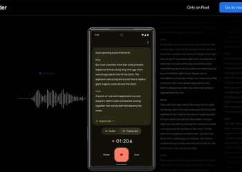 Google 錄音工具網站現在多了應用版沒有的播放速度控制功能