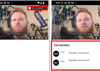 YouTube 影片內容出錯也能應對！新的「更正」功能讓你當個負責任的創作者