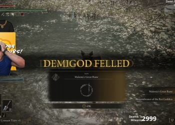 Twitch 實況主在經歷了 3000 次的嘗試終於成功擊敗《艾爾登法環》Boss 女武神