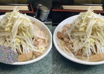 日本網友用 9 萬張拉麵照片進行機器學習，做出「自動消除二郎拉麵上的湯匙」程式