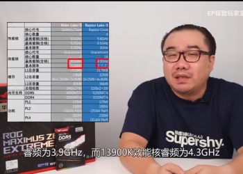 i9-13900K 實測影片於中國現身，多核心效能比 i9-12900KF 平均提升達 35%