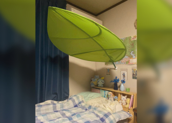 日本網友在 IKEA 買了「巨型葉子」被媽媽斥責，網友笑稱像是動物森友會裝飾