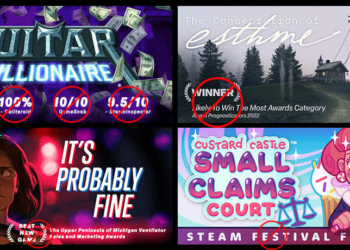 Steam 平台最新政策規定開發商不得在遊戲宣傳圖打上評價、得獎等「額外文字」