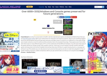 CLASSIC RELOAD 收錄超過 6,000 款免費 DOS/Windows 遊戲，打開瀏覽器就能玩