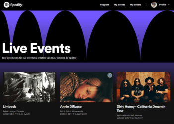 Spotify 開始測試自家購票平台，購買演唱會門票站內搞定