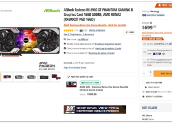 AMD 顯卡也在跳樓大拍賣，Radeon RX 6900 XT 國外現在只要 700 美金