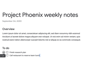 Google 文件將支援直接指派使用者 Tasks 任務項目（怎麼用看這裡！）
