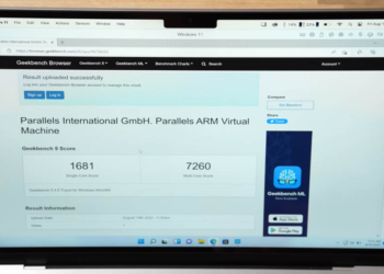 跑分數據顯示，M2 MacBook Air 運行 Windows 11 速度竟比 Dell 筆電還快