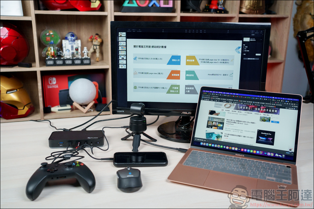 外接好物推薦：Dockcase M.2 NVMe SSD 智能硬碟盒 ＆ 4合1 集線器 & 7合1 集線器 & Pasidal USB-C 10G Gen2 Docking Station - 電腦王阿達