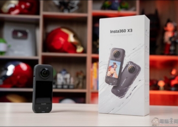 Insta360 X3 全景運動相機開箱：更大的感光元件與觸控螢幕帶來更多創作樂趣 - 電腦王阿達