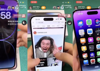 行走的百萬富翁？中國網友抖音開直播，提前開通到手的 iPhone 14 Pro Max