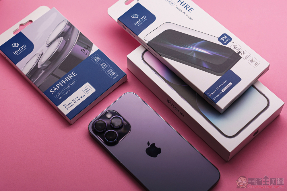 iPhone 14 Pro Max 極速開箱體驗：一起登上動態島，啟動光像引擎！（imos 保護貼也開箱防護起來！） - 電腦王阿達
