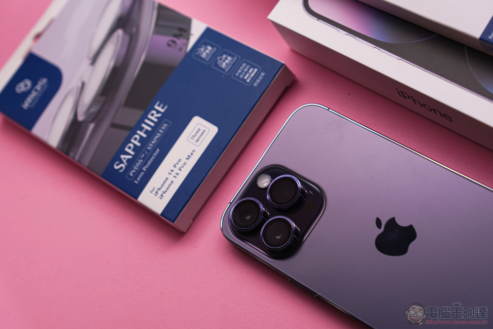 iPhone 14 Pro Max 極速開箱體驗：一起登上動態島，啟動光像引擎！（imos 保護貼也開箱防護起來！） - 電腦王阿達