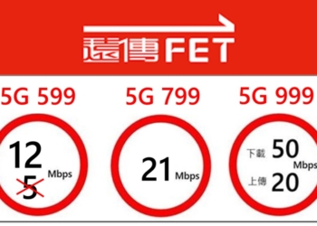 遠傳電信再出新招，5G 599 超量降速改為12Mbps上網吃到飽!