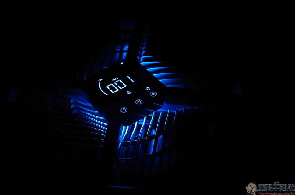 Acerpure 黑武士高效淨化空氣清淨機開箱 ｜UVC LED 紫外線殺菌、CO2偵測，捍衛家中空氣品質！ - 電腦王阿達
