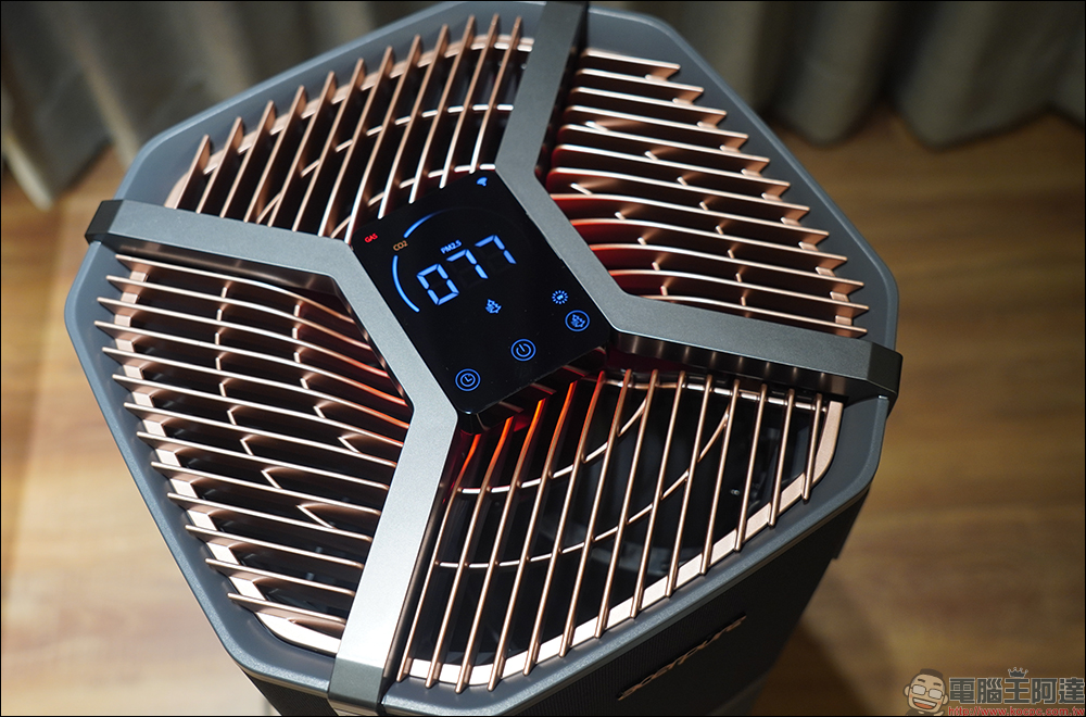 Acerpure 黑武士高效淨化空氣清淨機開箱 ｜UVC LED 紫外線殺菌、CO2偵測，捍衛家中空氣品質！ - 電腦王阿達