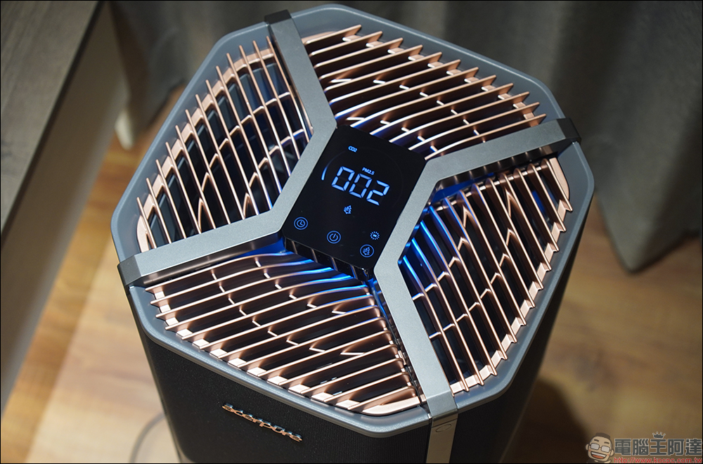 Acerpure 黑武士高效淨化空氣清淨機開箱 ｜UVC LED 紫外線殺菌、CO2偵測，捍衛家中空氣品質！ - 電腦王阿達