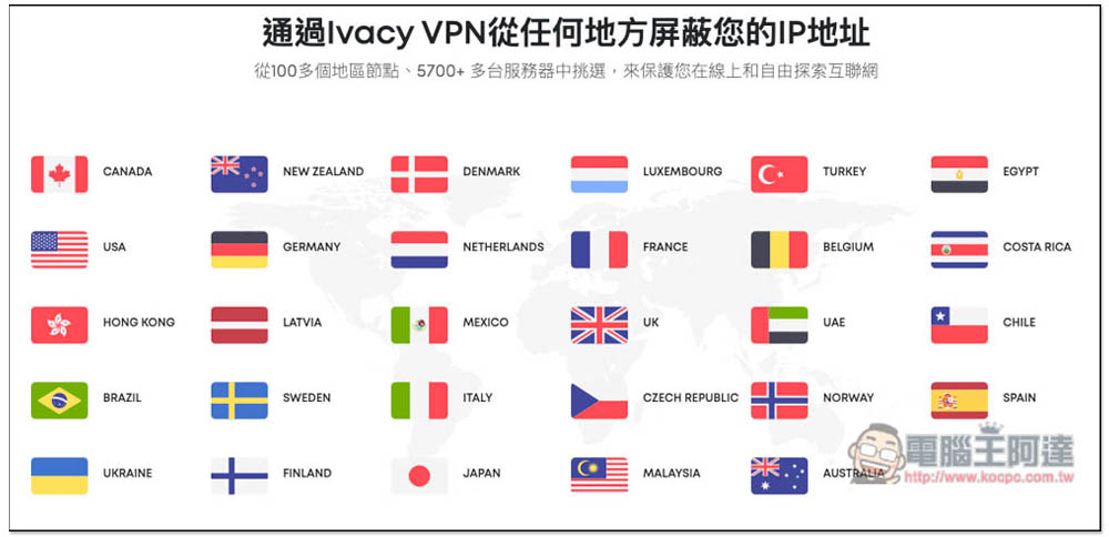 每月只需 1.99 美金！輕鬆入手兼具安全性、速度、解鎖能力的優質 VPN，還送密碼管理工具 - 電腦王阿達