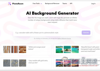 AI Background Generator 輸入文字描述，讓 AI 幫你產生符合的免費背景圖片