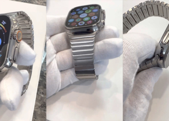 Apple Watch Ultra 的霧面鈦金屬錶殼不喜歡？國外有人成功將它拋成鏡面