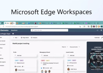 微軟即將在 Edge 瀏覽器加入Edge Workspace ，讓即時共享分頁與工作區更快速