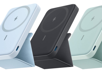 Anker 推出新款 MagSafe 充電超薄行動電源，新增摺疊支架，邊充電、邊追劇更方便！