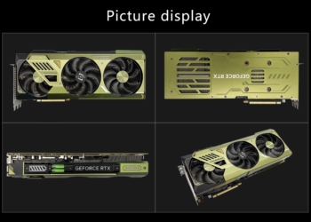 中國廠商推出內建水平儀的 RTX 4090 顯示卡，來避免過重可能發生的下垂狀況